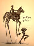 high horse. by blackbirdpie