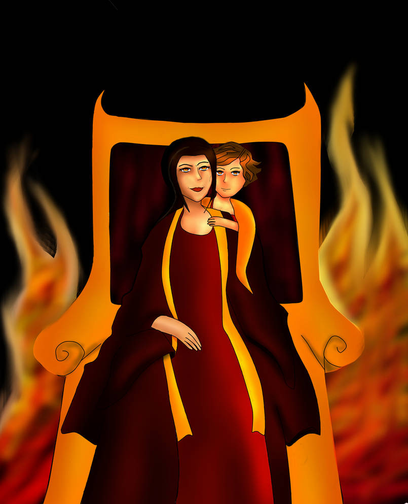 Azule Child Azula and daughter portrait by xlollx on DeviantArt