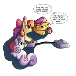 Playing Neightendo by Butterscotch25