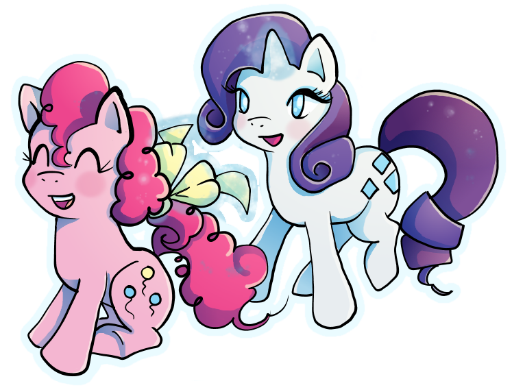 Pinkie Pie and Rarity