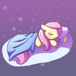 Sleeping Fluttershy by Butterscotch25