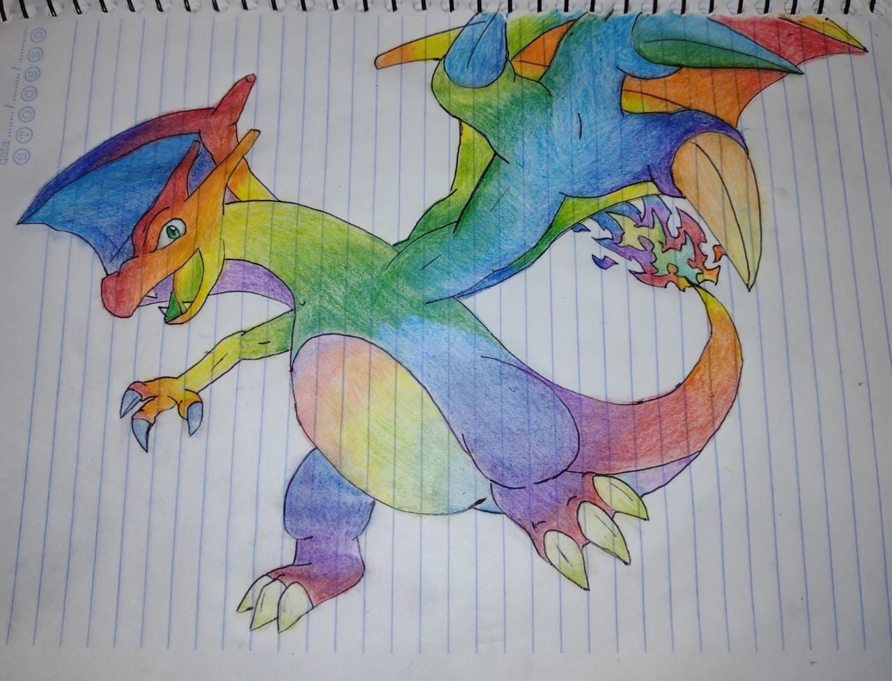 Mega Rayquaza shiny by DragonIan096 on DeviantArt