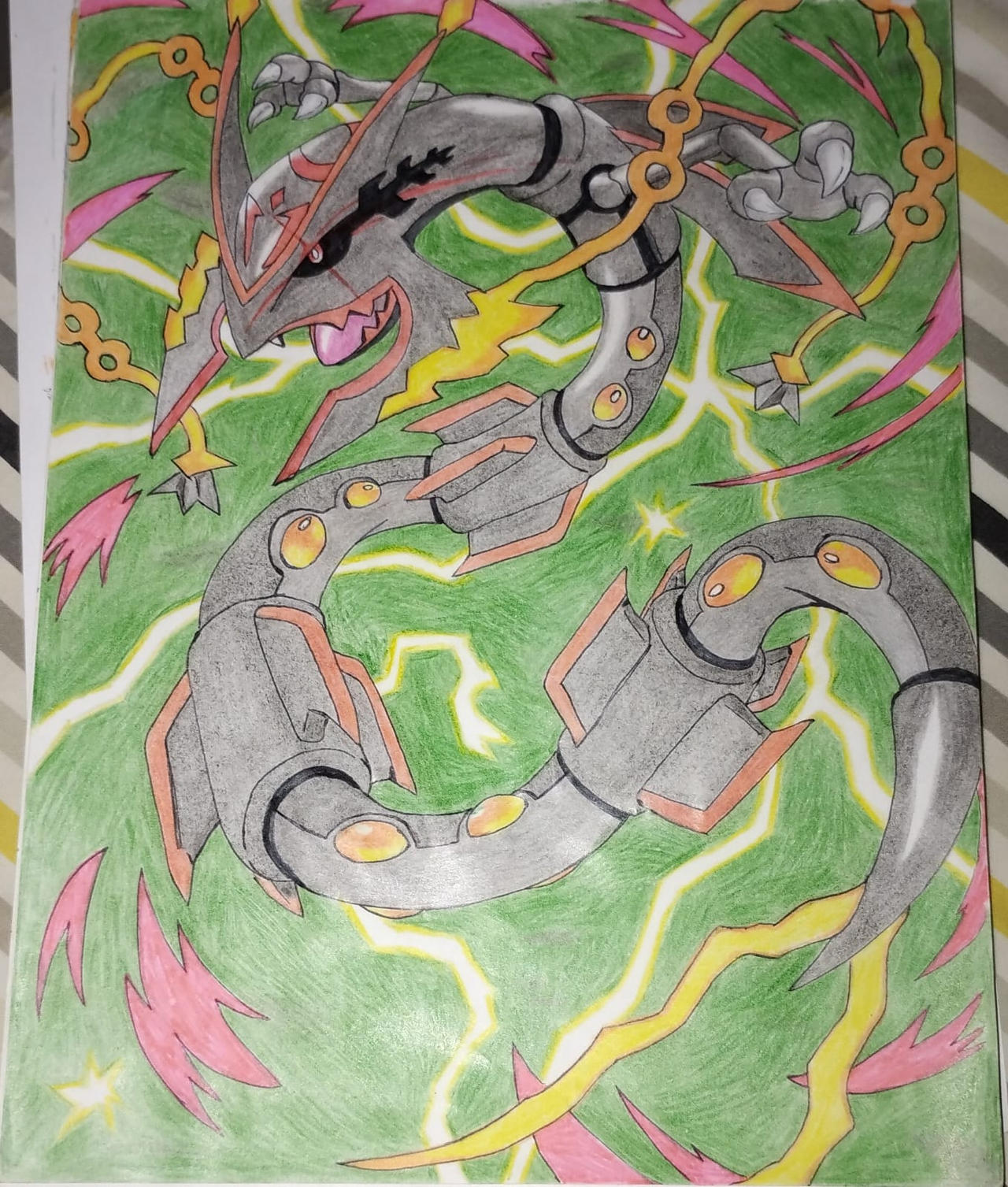 Shiny Rayquaza by LonelySkyy on DeviantArt  Pokemon rayquaza, Dragon type  pokemon, Pokemon painting