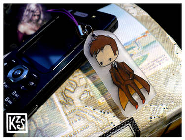 10th Doctor mobile charm
