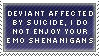 Affected By Suicide Stamp