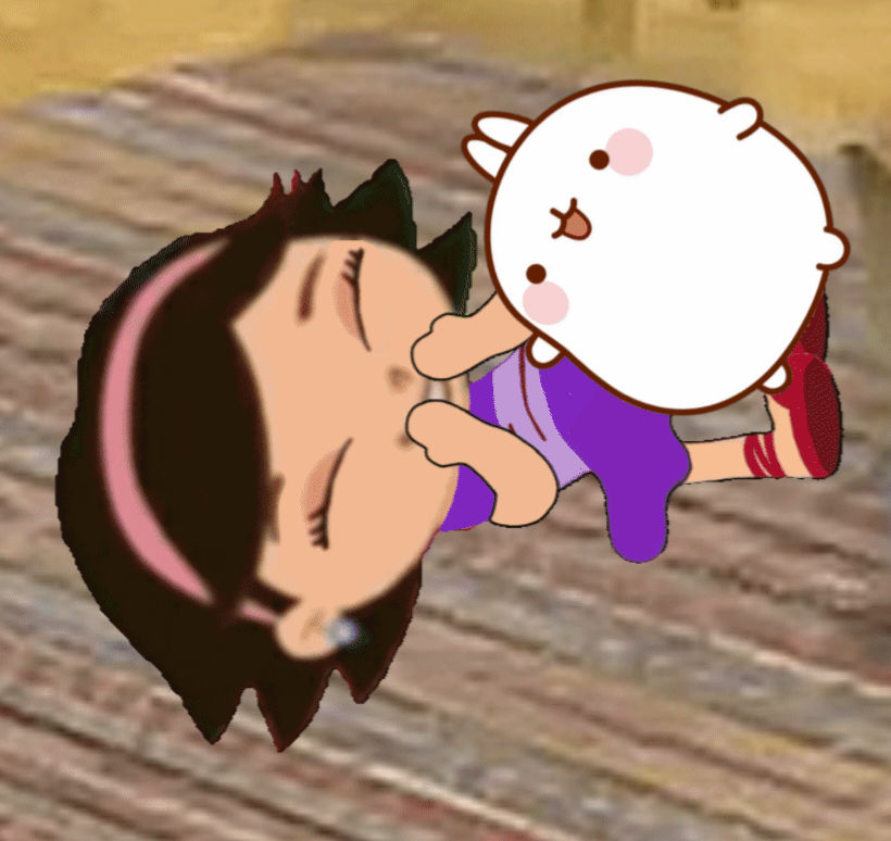 June Rofl Molang Tickles June by dillcardinal1978 on DeviantArt