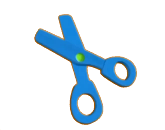 Blue Safety Scissors by dillcardinal1978 on DeviantArt