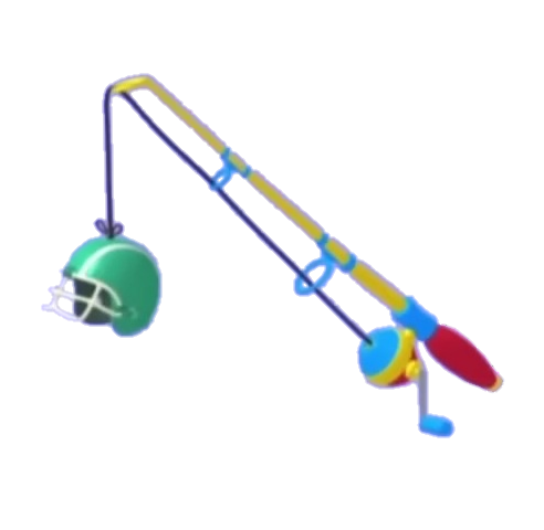 candy fishing pole with a football helmet Touch Down Jawbreaker Packs: 12-Piece Box Candy Warehouse Father's Day Fishing Pole