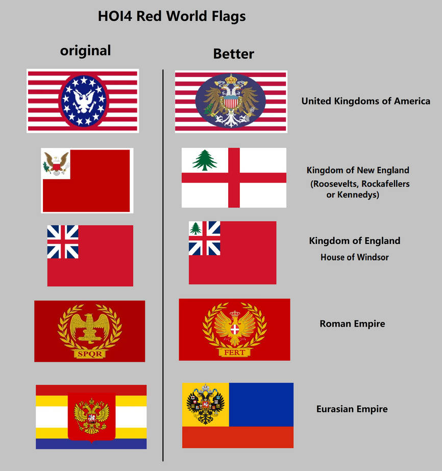 HOI4 Red World Flags Original and Better Vers by Catholic-Ronin on ...