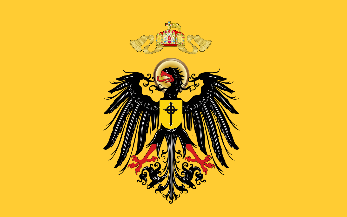 Alternate Rome Flag Deviantart Flag of the New Holy Roman Empire of Catholics by Catholic-Ronin on ...
