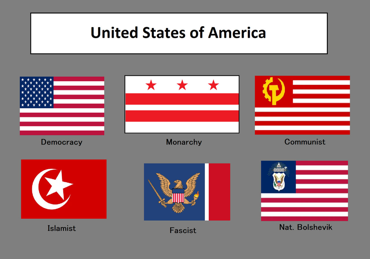 HOI4 - Alternate Flags of United States by Catholic-Ronin on DeviantArt