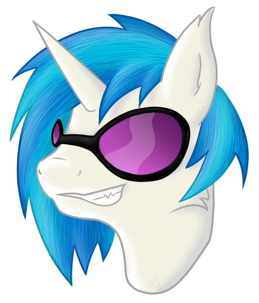 Pony Head - Vinyl Scratch (DJ Pon-3)