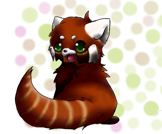 SAI Paint tool: Red Panda