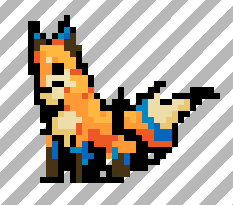 Feather as a Retro Sprite