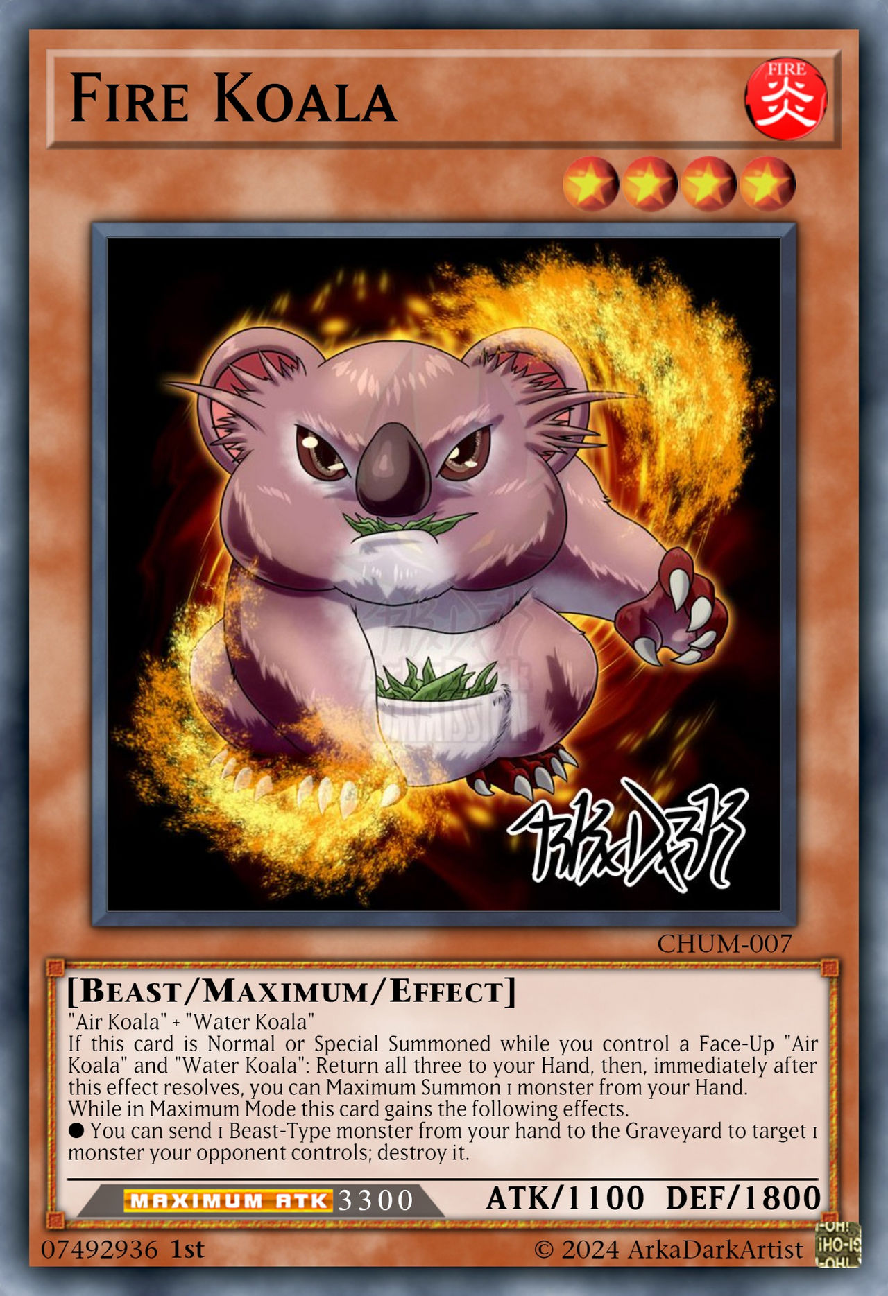 koala yugioh card Big (V.1) IOC-EN004 Common Englisch kaufen ReCollectibles 2700 Defense Des Koala (character) | Yu-Gi-Oh!