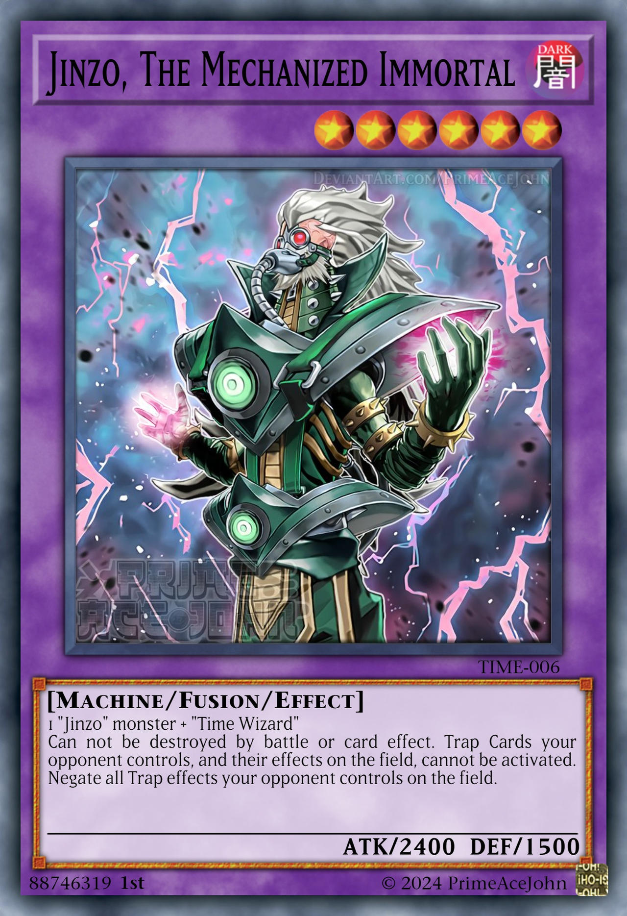 jinzo yugioh card "Jinzo the Machine Menace" RD/KP16-KR028 Korean Ver Super Rare You can Tribute this card Jinzo (Secret) - Speed Duel: