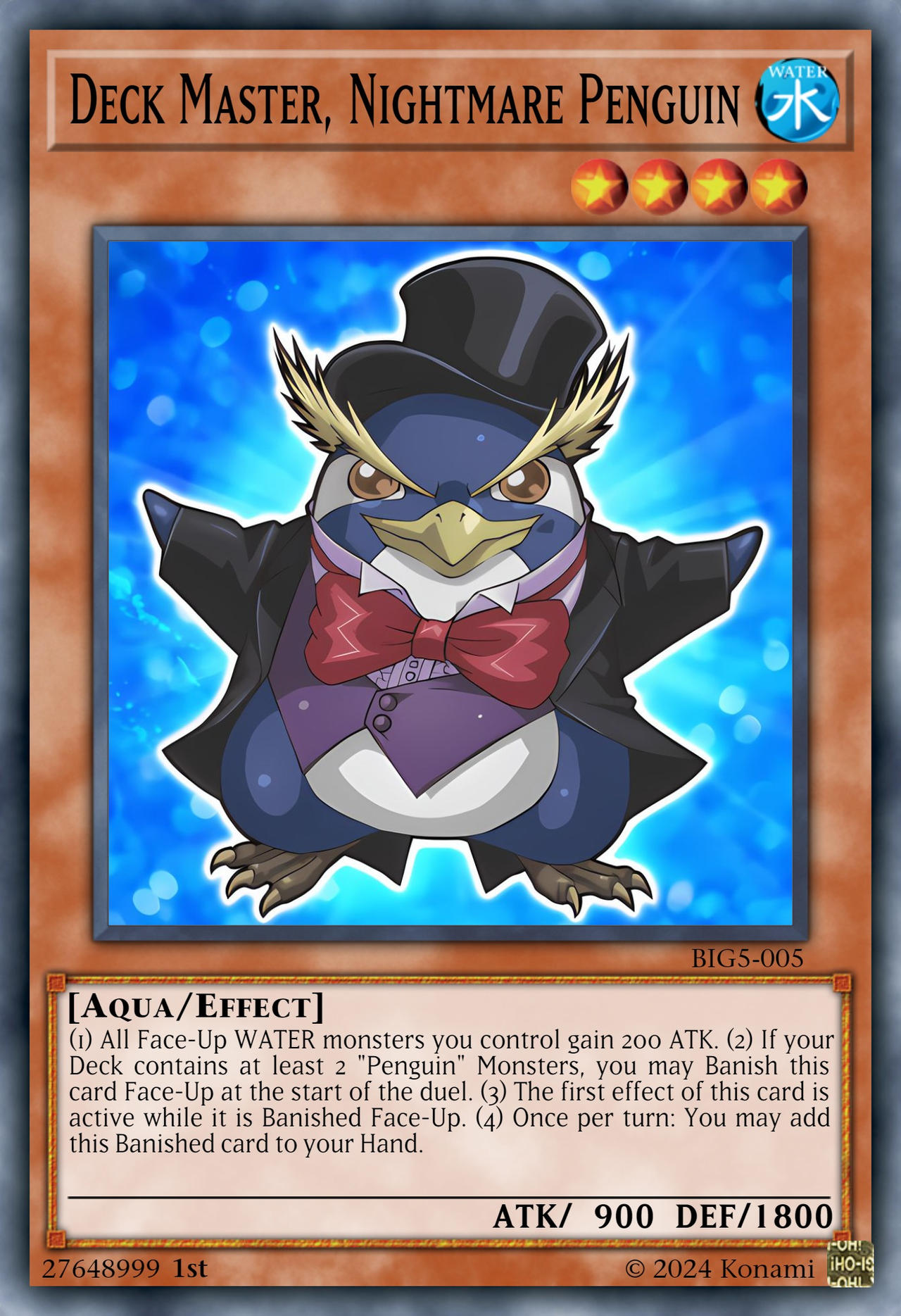 Deck Master, Nightmare Penguin by JoblessGameDev on DeviantArt Deck Master, Nightmare Penguin by JoblessGameDev on DeviantArt