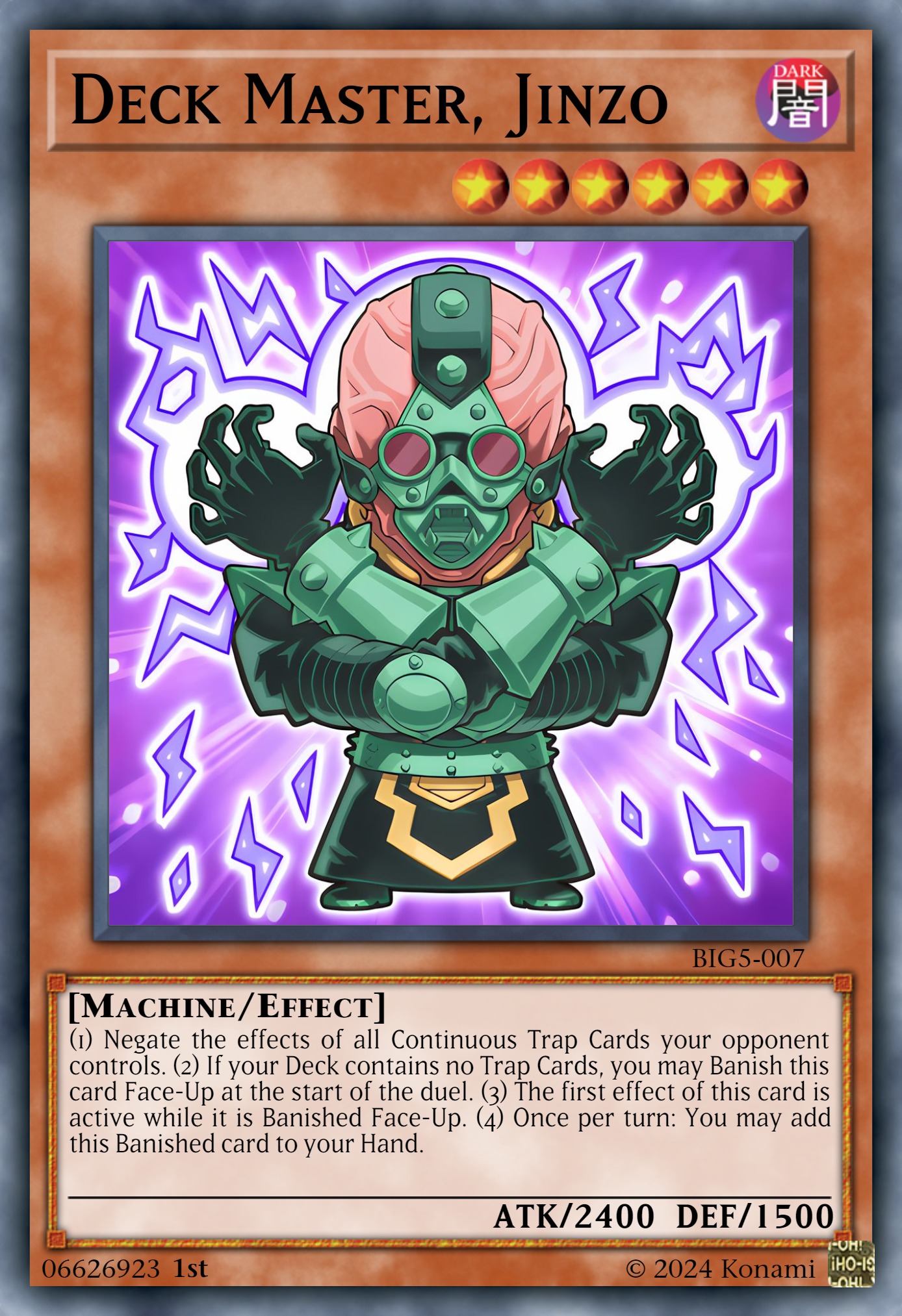 Deck Master, Jinzo by JoblessGameDev on DeviantArt Deck Master, Jinzo by JoblessGameDev on DeviantArt