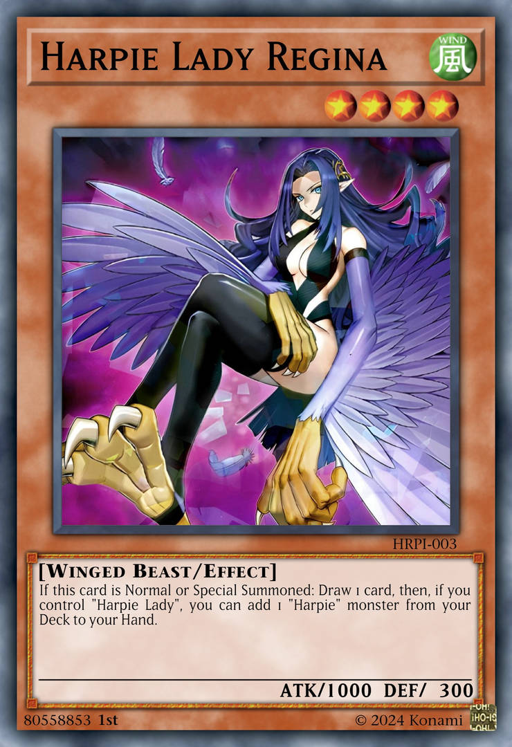 Harpie Lady Regina by JoblessGameDev on DeviantArt Harpie Lady Regina by JoblessGameDev on DeviantArt