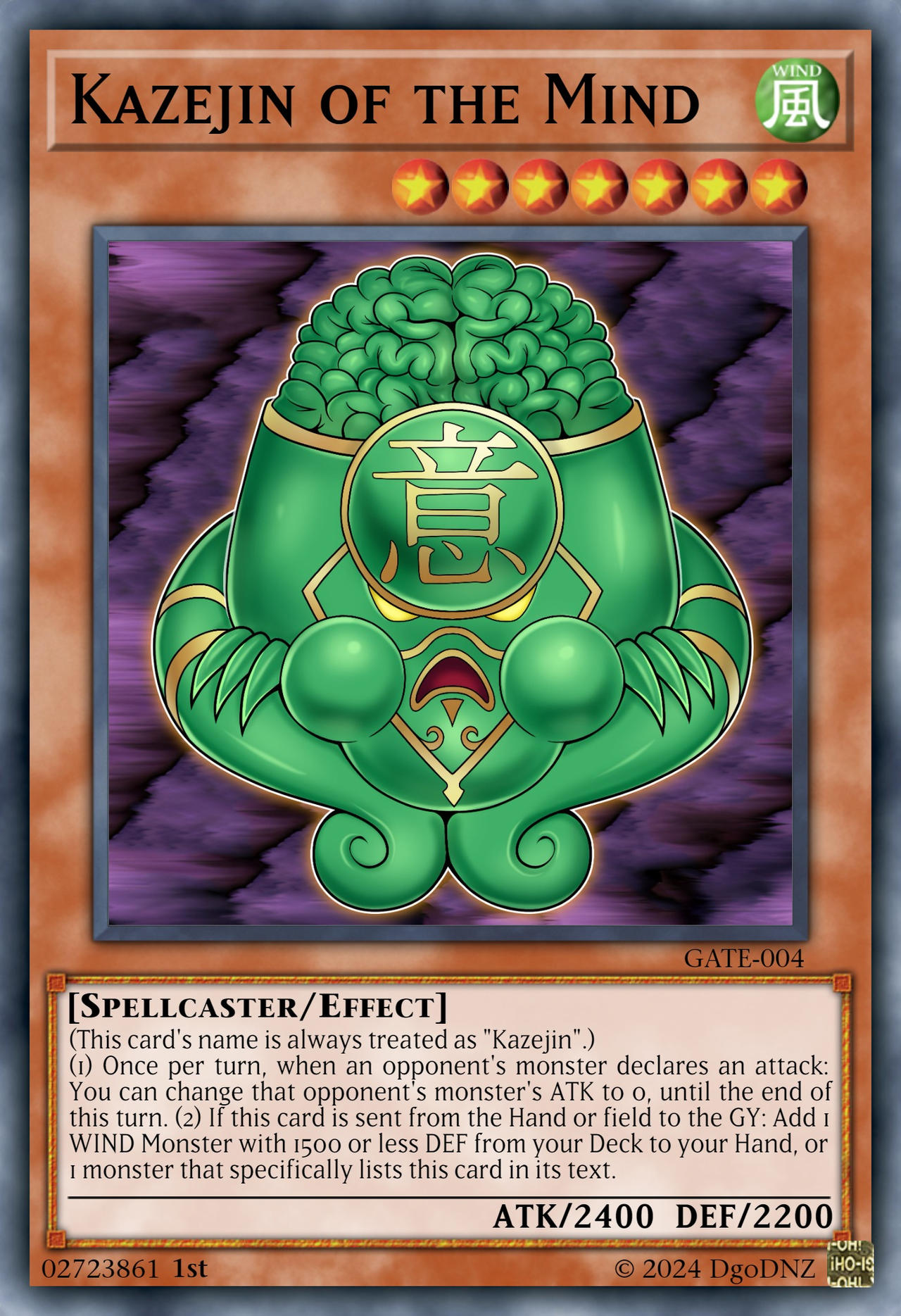 yugioh card kazejin Amazon.com: Yu-Gi-Oh! - (DLG1-EN032) - Dark Legends - Unlimited Edition Spellcaster/Effect Level 7 ATK/2400 DEF/2200 Yu-Gi-Oh! Kazejin MRD-026
