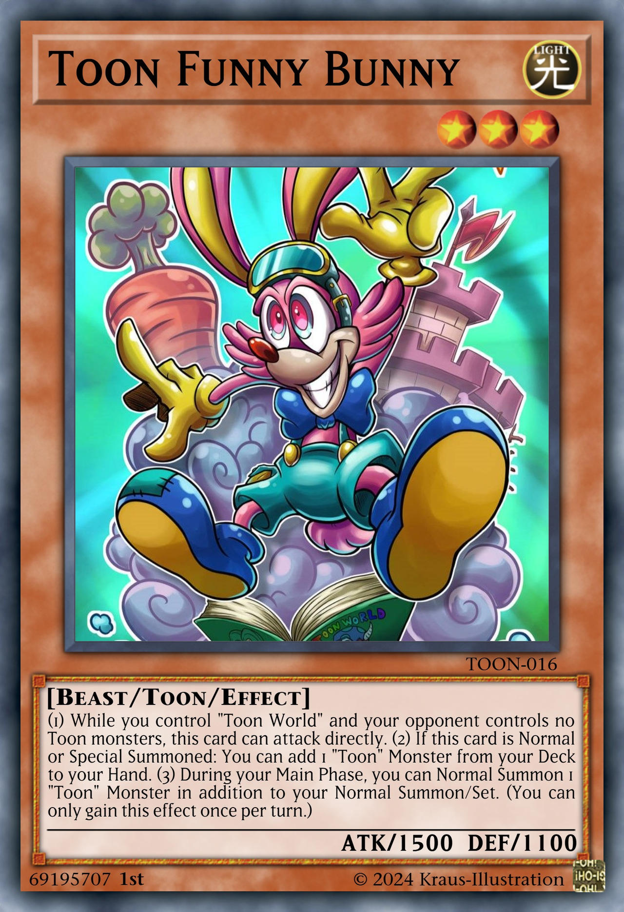 yugioh bunny cards Yu-Gi-Oh! - Mecha (TDGS-EN027) - The Duelist Genesis - Unlimited Edition A single individual card from the Yu Toon Funny Bunny by JoblessGameDev