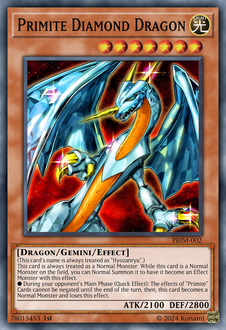diamond head dragon yugioh card Gallery:Diamond Type monster you control and 1 other card on the field Number 17: Leviathan Dragon Card