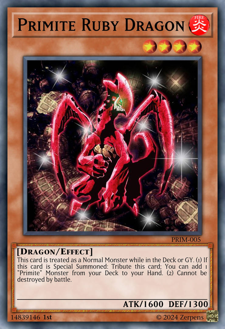 Primite Ruby Dragon by JoblessGameDev on DeviantArt