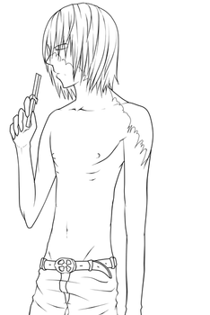 shirtless Mello