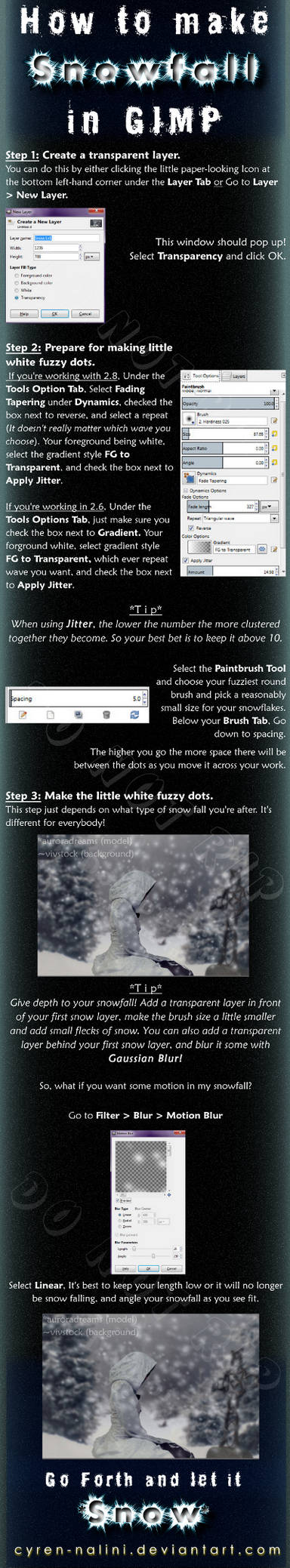 GIMP-torial: Snowfall