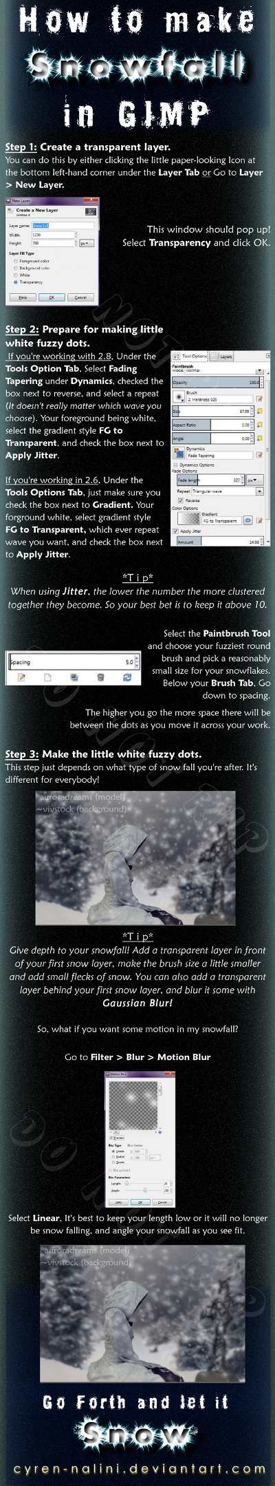 GIMP-torial: Snowfall