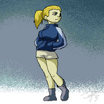 Girl on cold by Ds-Djinn