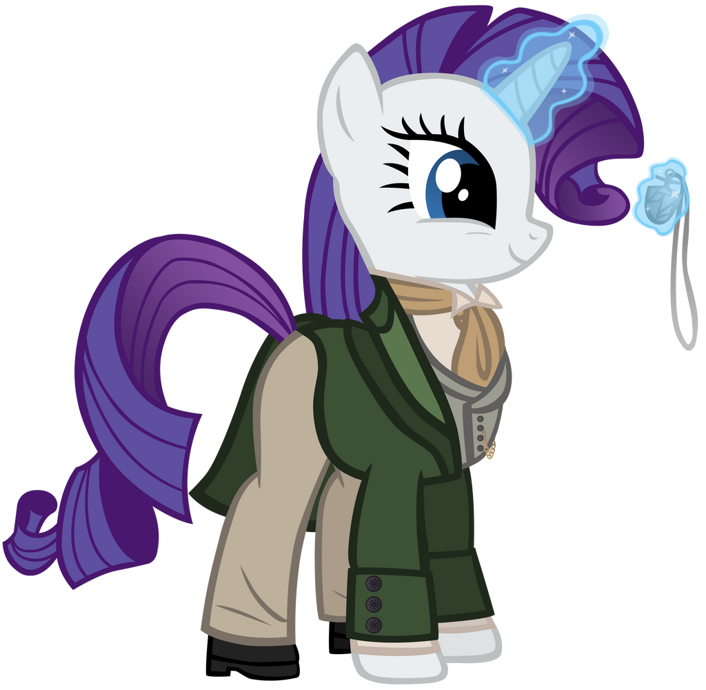 Rarity as the 8th Doctor by CloudyGlow on DeviantArt