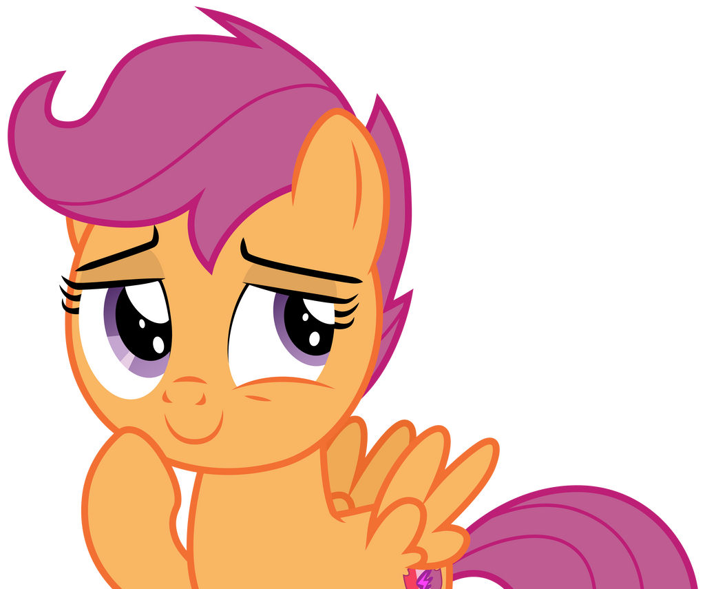 Scootaloo thinking