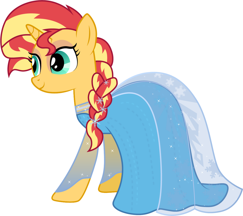 Sunset Shimmer as Elsa by CloudyGlow on DeviantArt Sunset Shimmer as Elsa by CloudyGlow on DeviantArt