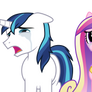 Crying Shining Armor and Princess Cadance