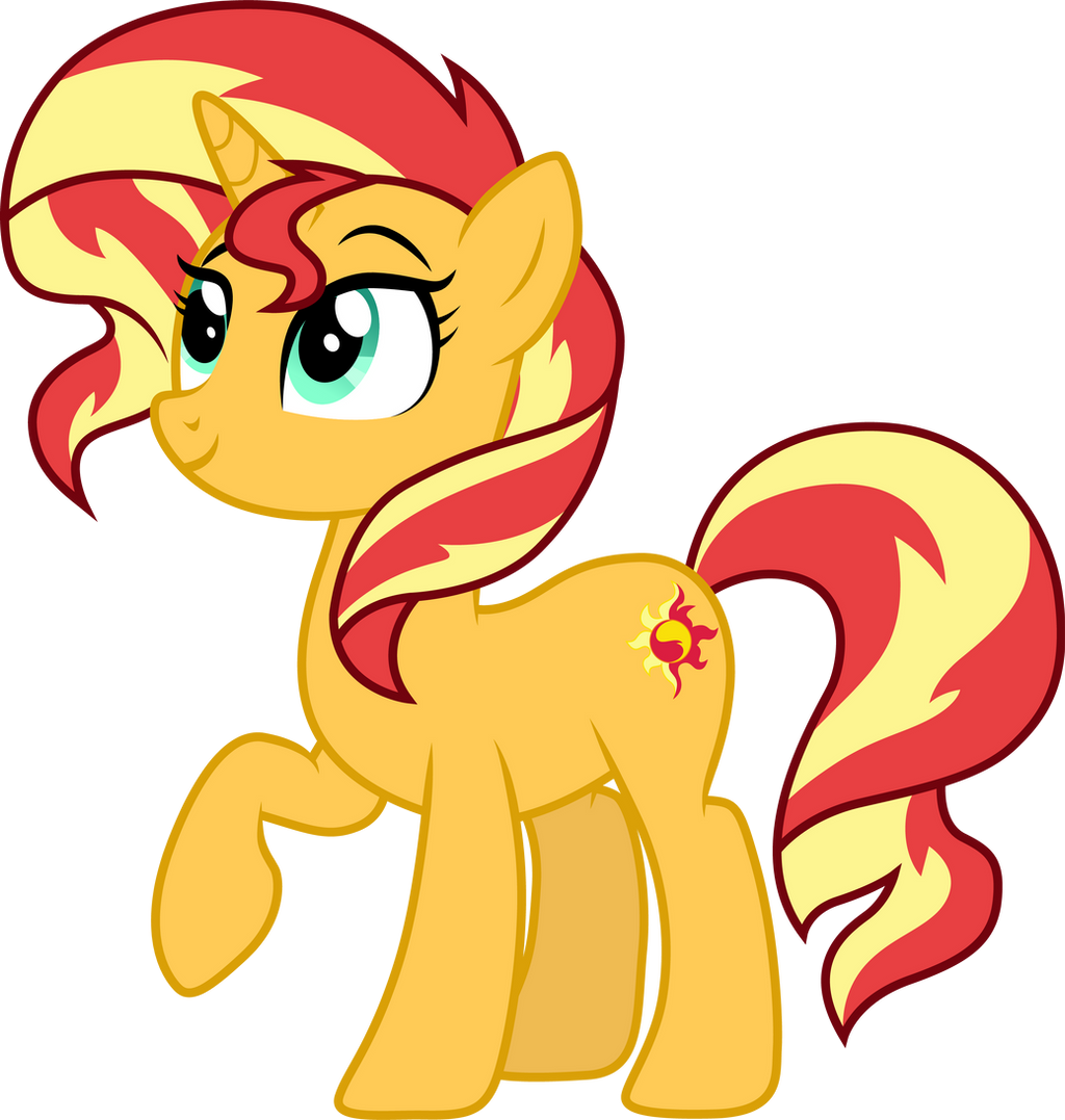 Sunset Shimmer pony by CloudyGlow on DeviantArt