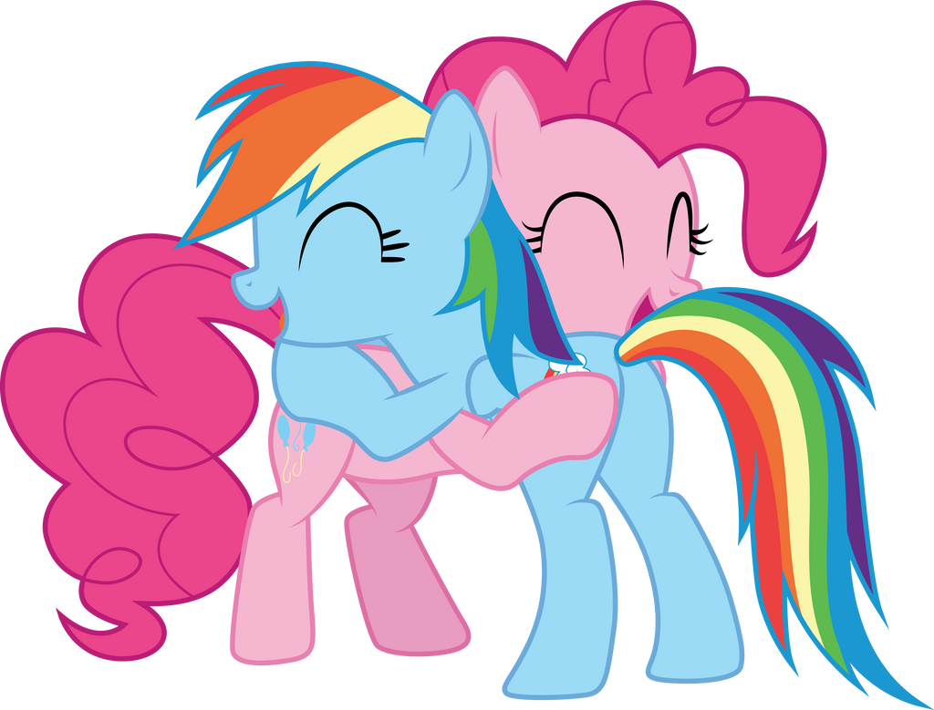 Pinkie Pie And Rainbow Dash