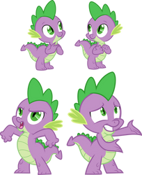 Spike vectors by CloudyGlow