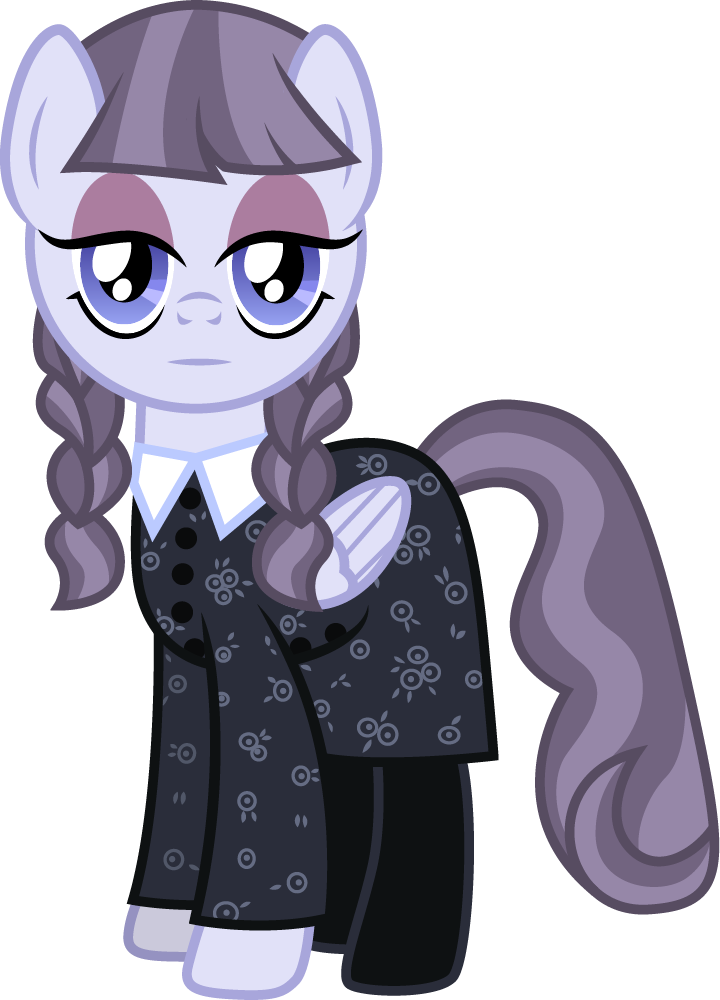 Inky Rose as Wednesday Addams by CloudyGlow on DeviantArt