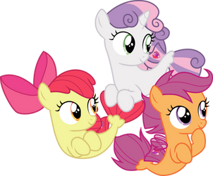 CMC seaponies by CloudyGlow