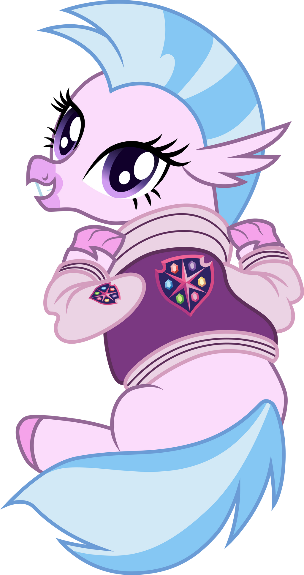 Sporty Silverstream by CloudyGlow on DeviantArt
