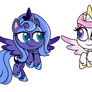 Pony Life Pink Mane Celestia and Woona