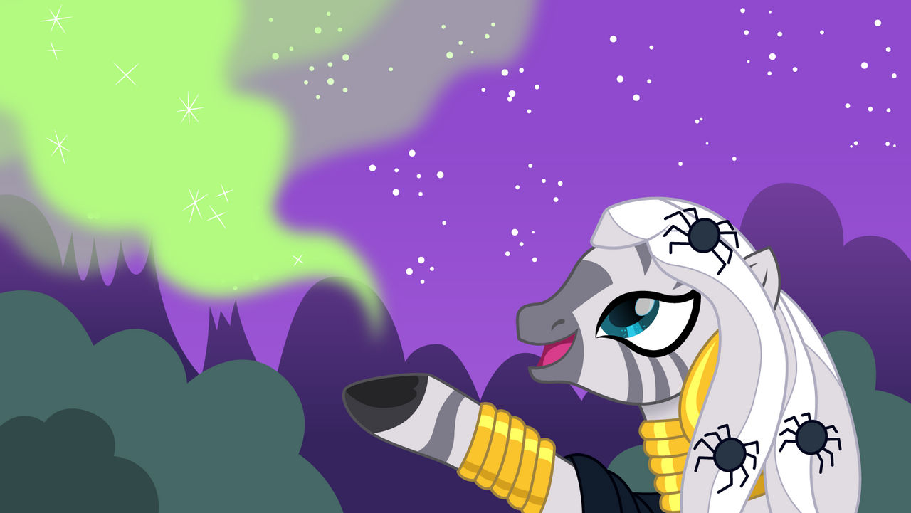 Nightmare Night Zecora by CloudyGlow on DeviantArt