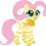 Fluttershy zebra