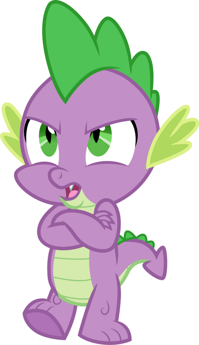 Serious Spike by CloudyGlow on DeviantArt