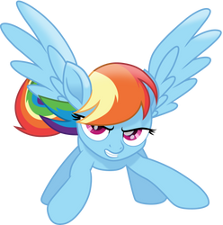 Protective Rainbow Dash