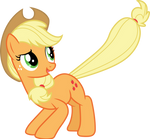 Applejack shining by CloudyGlow