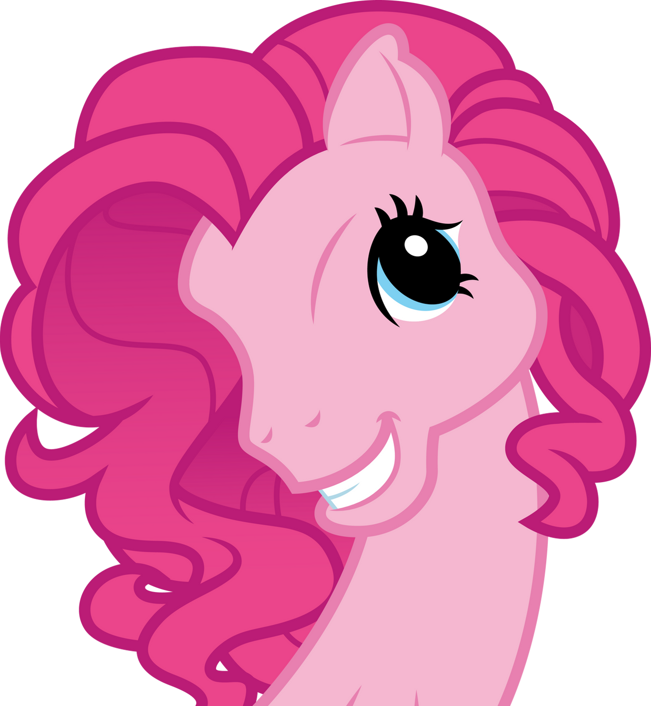 Pony Pinkie Mlp Maud Happy Smiling Pinkie Pie By