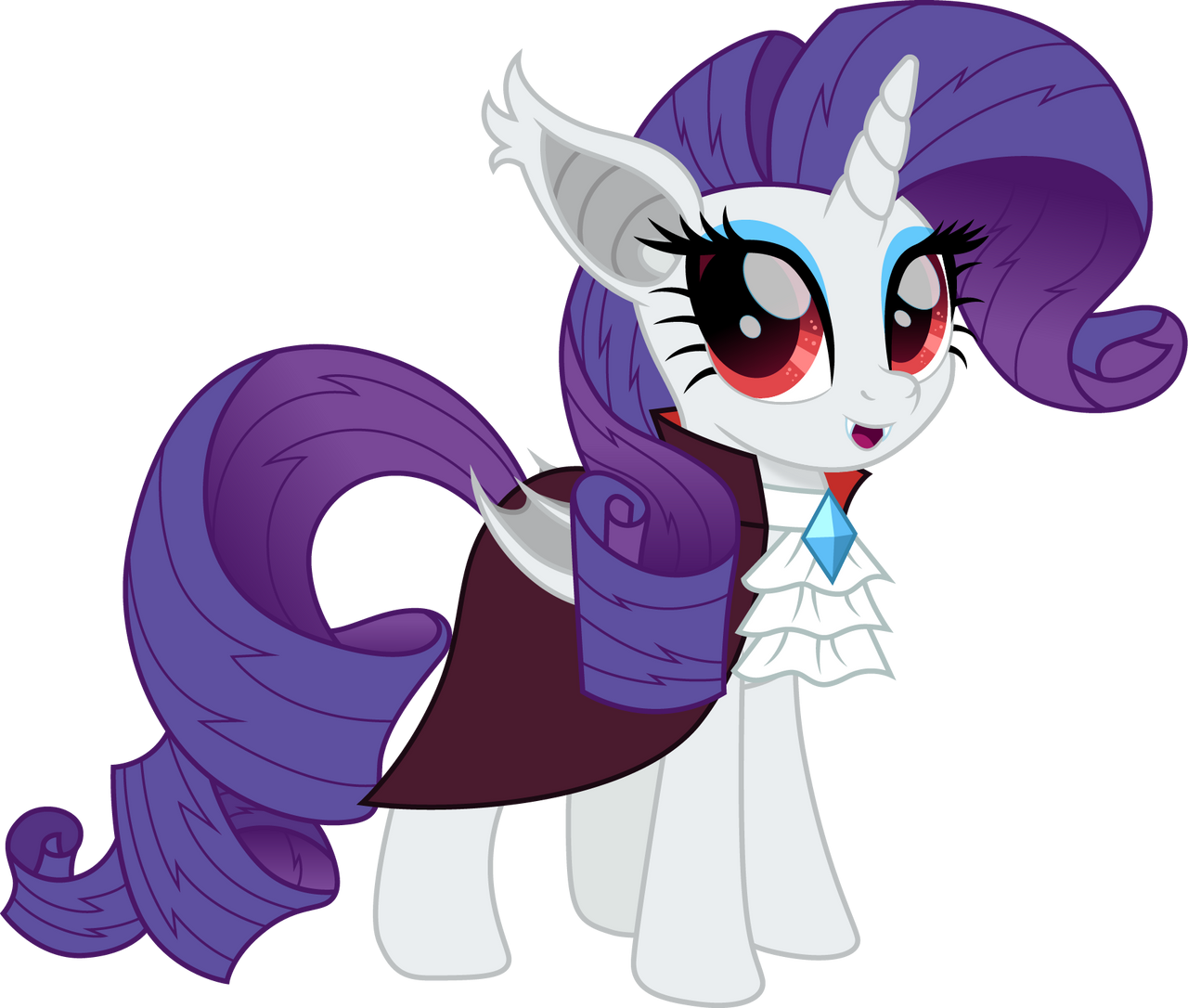 Mlp Rarity Bat Rarity bat pony by CloudyGlow on DeviantArt