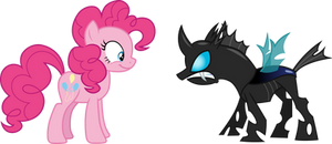 Pinkie Pie vs Changeling
